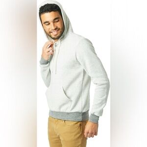 Alternative Apparel eco-friendly pullover hoodie in heather gray